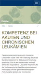 Mobile Screenshot of kompetenznetz-leukaemie.de